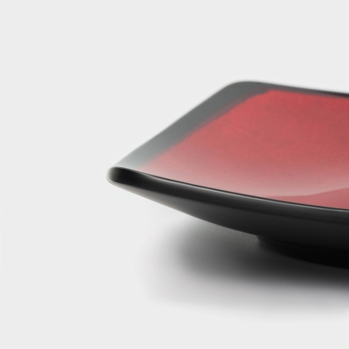 Блюдо сервировочное &laquo;Красный Восток&raquo;, 18,7&times;2,5 см, цвет чёрный