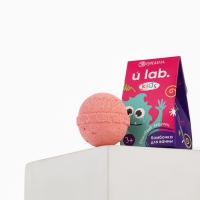 Детский бурлящий шар &laquo;Монстрики&raquo;, аромат вишнёвый леденец 40 г, URAL LAB