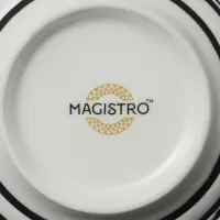 Салатники Magistro Hypnose, 650 мл, 14.7&times;7 см, набор 2 шт., фарфор, белые