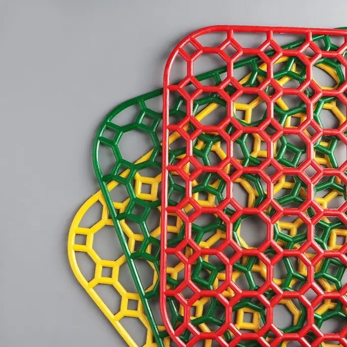 Решётка в раковину Комфорт Плюс, 26&times;26 см, пластик, МИКС