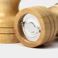 Набор для специй Доляна &laquo;Комфорт&raquo;, 50 мл, 11&times;10&times;5 см, 2 предмета: мельница, солонка