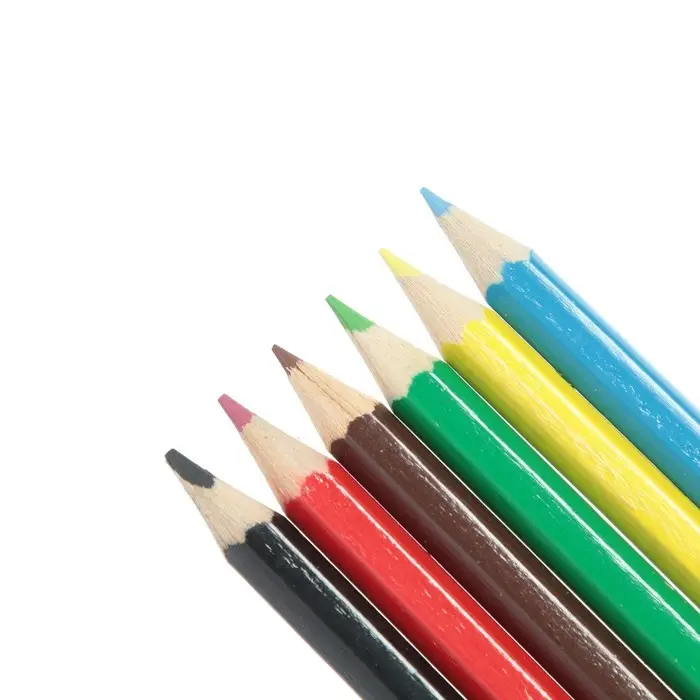 Карандаши цветные 6 цветов Calligrata МИНИ &laquo;Принцесса&raquo;, деревянные, шестигранные