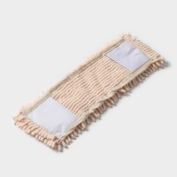 Насадка для плоской швабры Доляна &laquo;Пастель&raquo;, микрофибра букли, 43&times;13 см, цвет бежевый