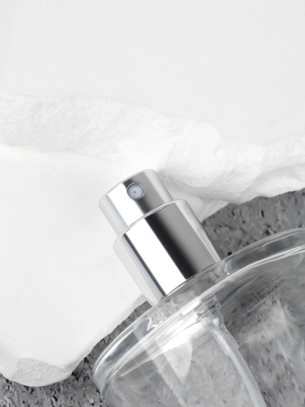 Флакон стеклянный для парфюма, с распылителем, 30 мл, прозрачный/чёрный