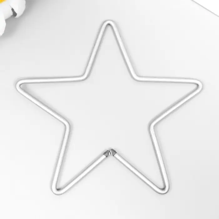 Основа для ловца снов &laquo;Звезда&raquo;, металл, 0.28&times;10&times;10 см