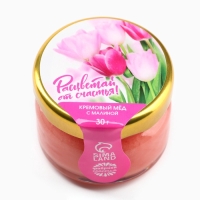 Крем-мёд &laquo;Расцветай от счастья&raquo; с малиной, 30 г
