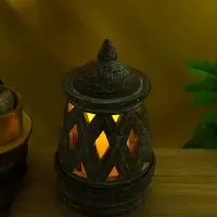 Подсвечник терракота &laquo;Фонарь&raquo;, 17&times;17&times;29 см