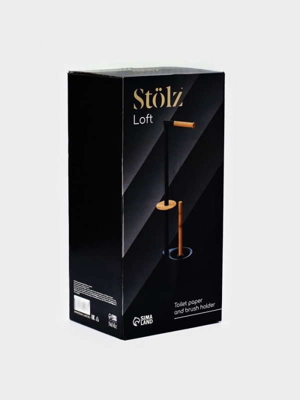 Стойка для туалетной бумаги с ёршиком St&ouml;lz BAMBOO