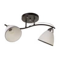 Люстра "Ирида" 2хЕ27 40Вт черно-хромовый 42х19х24 см