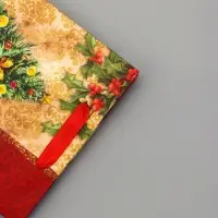 Пакет подарочный ламинированный "Новогодняя ёлка" 18 х 23 х 10 см