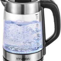 Чайник HYK-G4015 1,7л 2200Вт черный (стекло)