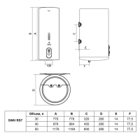 Накопительный водонагреватель 50 литров