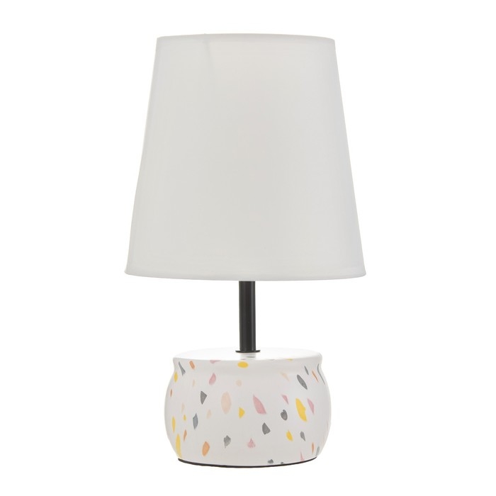 Настольная лампа "Энель" E14 40Вт белый 18,5х18,5х32 см RISALUX