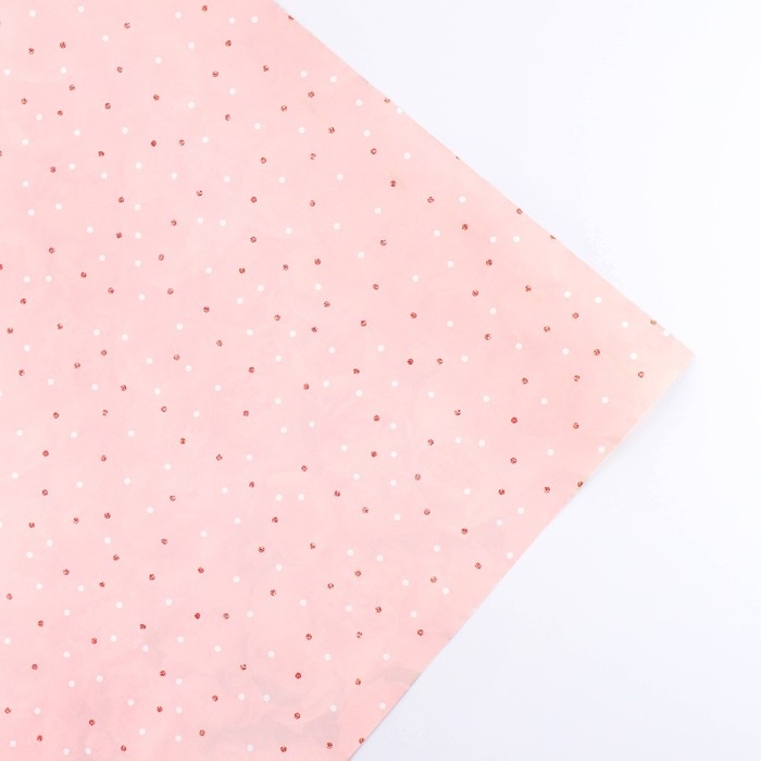 Бумага упаковочная двухсторонняя крафтовая &laquo;Цветы&raquo;, 70 х 100 см