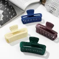 Краб для волос &laquo;Матовый&raquo;, узор прямой, 7.5 см, микс