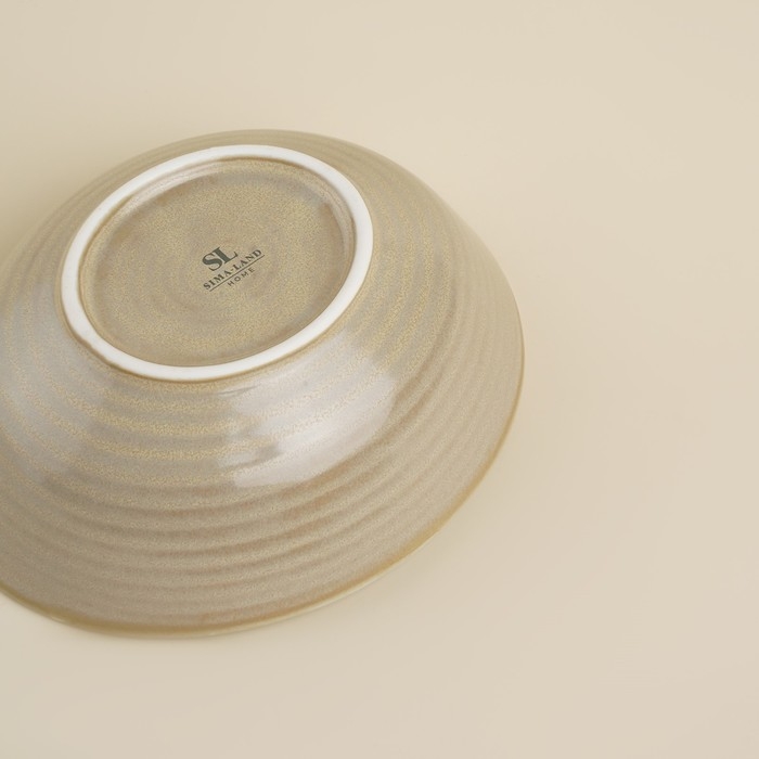 Салатник фарфоровый SL Home &laquo;Песчаный бриз&raquo;, 290 мл, цвет бежевый