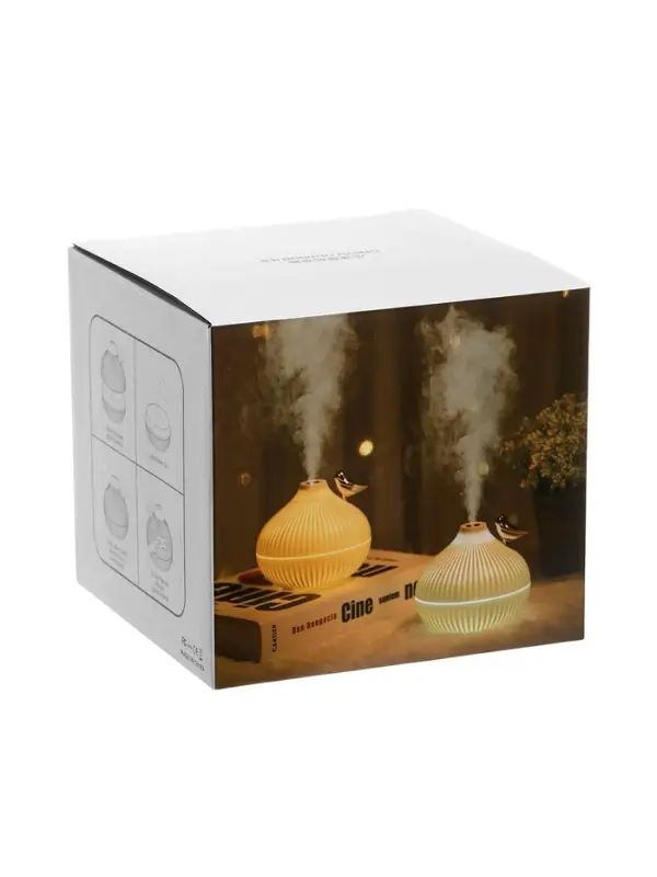 Увлажнитель воздуха HM-7, ультразвуковой, до 15 м&sup2;, 2 Вт, 300 мл, белый