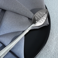 Ложка чайная с гравировкой &laquo;Для настоящего мужчины&raquo;, на подарочной открытке, 3 х 14 см.