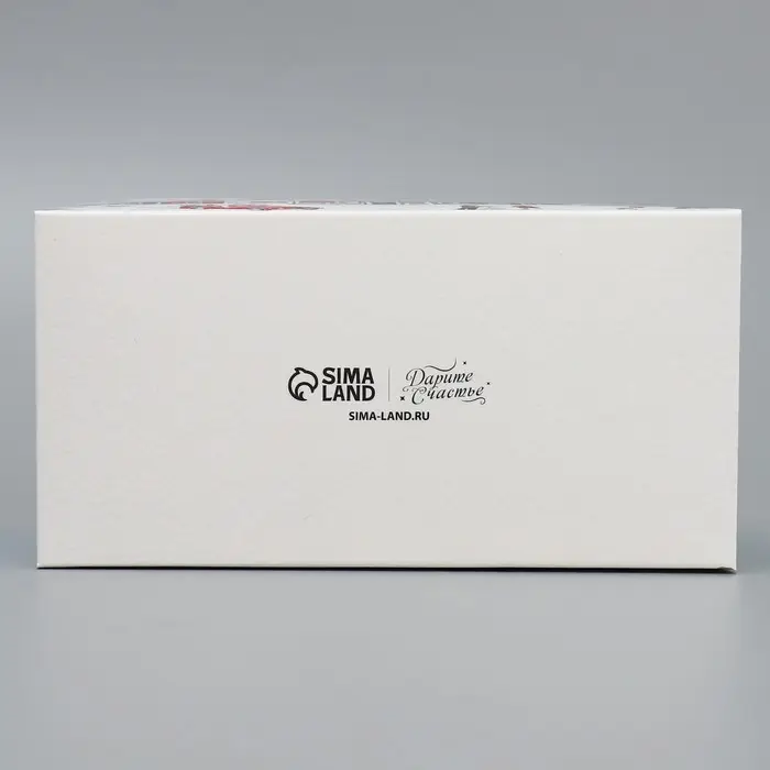 Коробка для капкейка &laquo;С Новым годом&raquo;, зимний отдых, 16 х 8 х 10 см