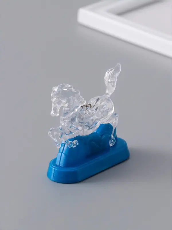 Фонарик брелок для ключей на кольце &laquo;Лошадь в горах&raquo;, мигает, 6.5&times;2.5&times;6.2 см, МИКС