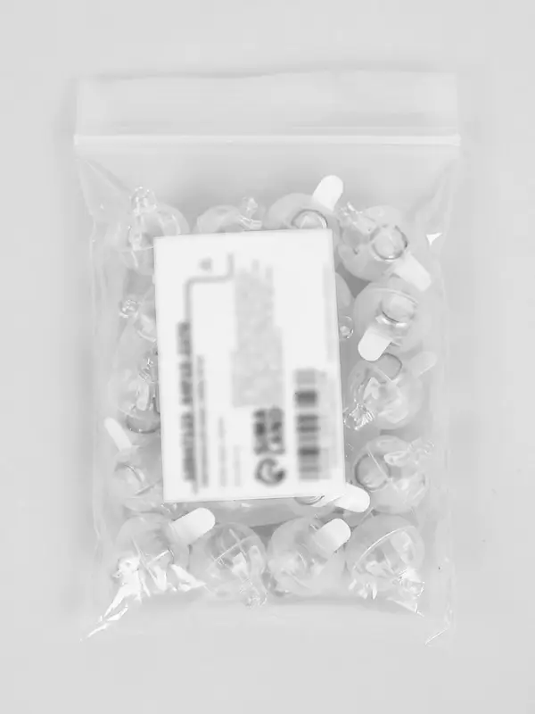 Светодиод для шара, круглый, цвет белый, пластик, набор 20 шт