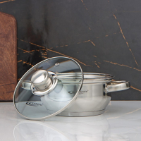 Кастрюля &laquo;Гретта&raquo;, 1.6 л, d=16 см, капсульное дно, индукция