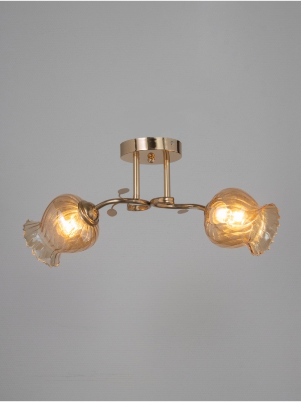 Люстра "Лиза" 2х40Вт Е27 золото