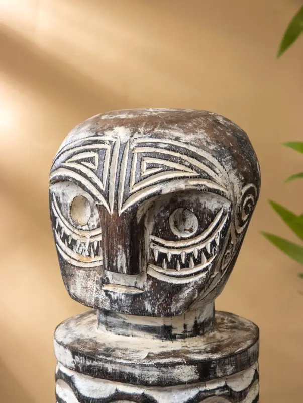 Сувенир "Истукан" дерево 16х16х40 см