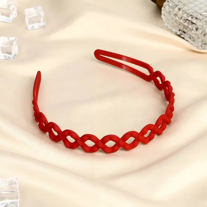 Ободок для волос &laquo;Малена&raquo;, зиг заг, 1.7 см, МИКС