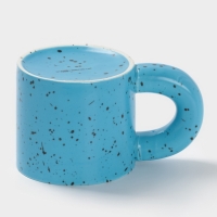 Кружка Доляна "Сплэш" 14х8,7х8 см, цвет синий