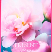 Пакет подарочный вертикальный &laquo;Flowers&raquo;, MS 18 х 23 х10 см