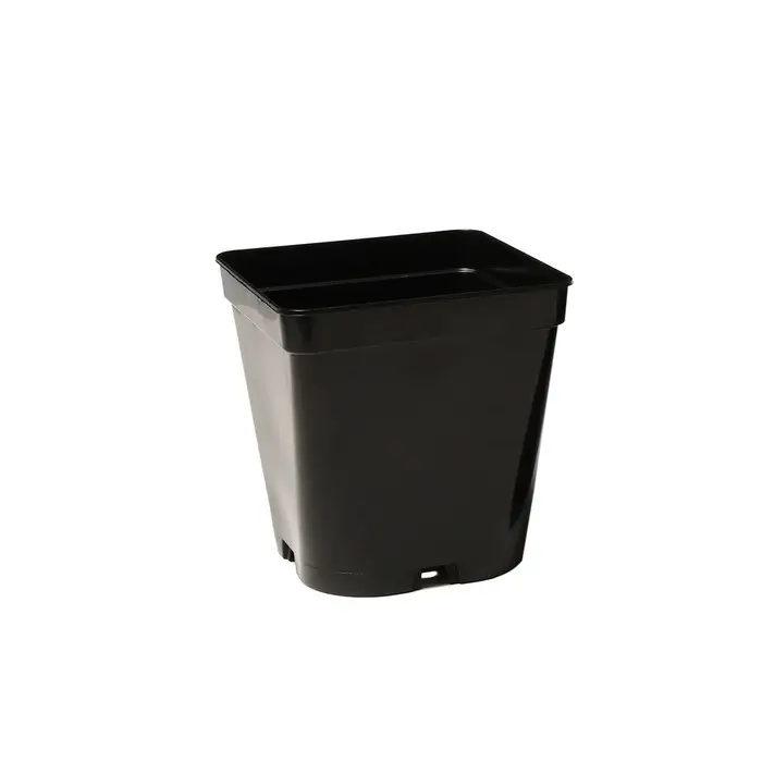 Горшок для рассады, 3 л, d=16 см, h=16 см, чёрный, Greengo