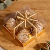 Набор свечей "Шишки и подсвечник" 5 шт 11,5х11,5х5,5 см