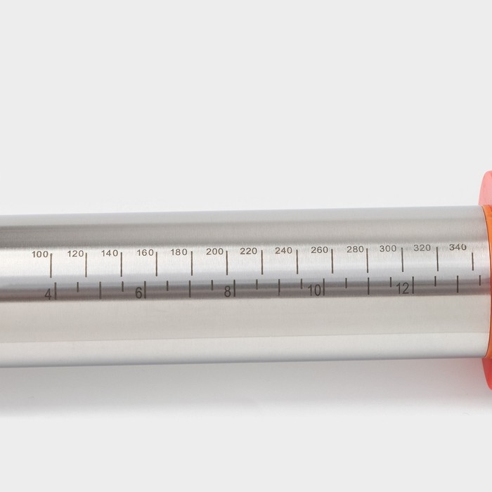 Скалка с ограничителями кондитерская KONFINETTA, 43&times;5,5 см, рабочая часть 35 см