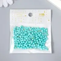 Бисер круглый 6/0 "Бирюза" 20 гр