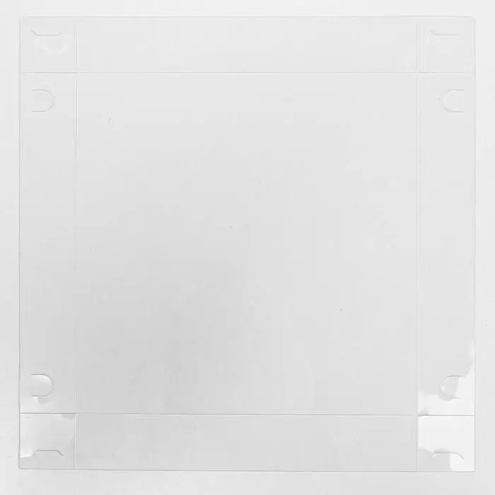 Коробка для печенья, кондитерская упаковка с пластиковой крышкой, &laquo;Радуйся новому дню&raquo;, 18 х 18 х 3 см