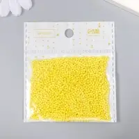 Бисер стекло 12/0 "Лимон" 15 гр