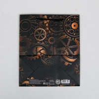 Пакет подарочный ламинированный вертикальный, упаковка, Steel, ML 23 х 27 х 11,5 см