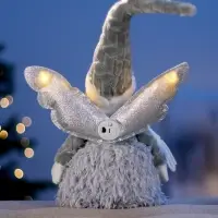 Фигура текстиль &laquo;Кукла в розовом&raquo; 70 см, 6 LED, AG10x3 (в компл.), Т/БЕЛЫЙ