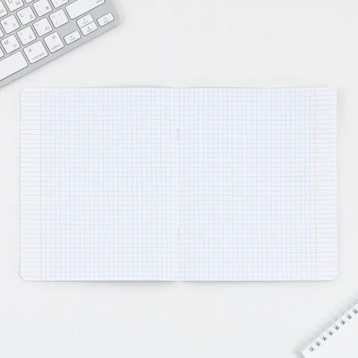 Тетрадь в клетку 12 листов А5, на скрепке &laquo;Милые животные&raquo;, 5 видов МИКС, белизна 96%