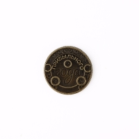 Монета новогодняя амулет &laquo;Новый год: Везёт по-крупному&raquo;, диам 2.5 см