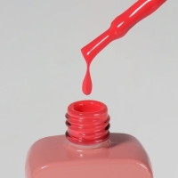 Гель лак для ногтей &laquo;SIMPLE&raquo;, 3-х фазный, 10 мл, LED/UV, цвет красный (136)