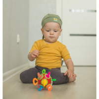 Развивающая игрушка - погремушка, &laquo;Шар - трещотка&raquo;, погремушка, цвет МИКС, Крошка Я