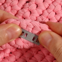 Декоративные элементы на прокол &laquo;Hand made&raquo;, 3,5 &times; 1 см, 10 шт, цвет серебряный