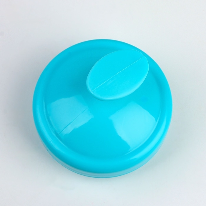 Щётка - массажёр для мытья головы, 8 &times; 8 &times; 6 см, цвет голубой