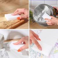 Губки меламиновые для удаления пятен Доляна, 12 шт, 9&times;6&times;2 см