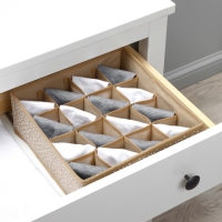 Органайзер для хранения белья Доляна Points, 16 ячеек, 27&times;25&times;10 см, цвет бежевый