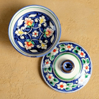 Набор чайный Риштан, 9 предм: чайник 1л., 6 пиал 9,5см, конфетница 23см, сахарница 250м