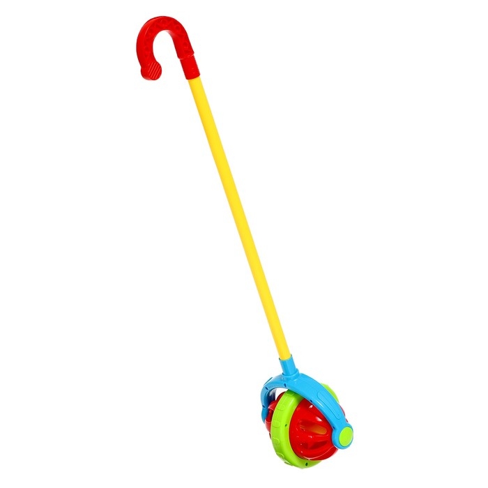Каталка на палочке &laquo;Звонкий шар&raquo;, звенит