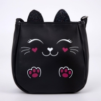 Сумка детская для девочки &laquo;чёрный котик&raquo;